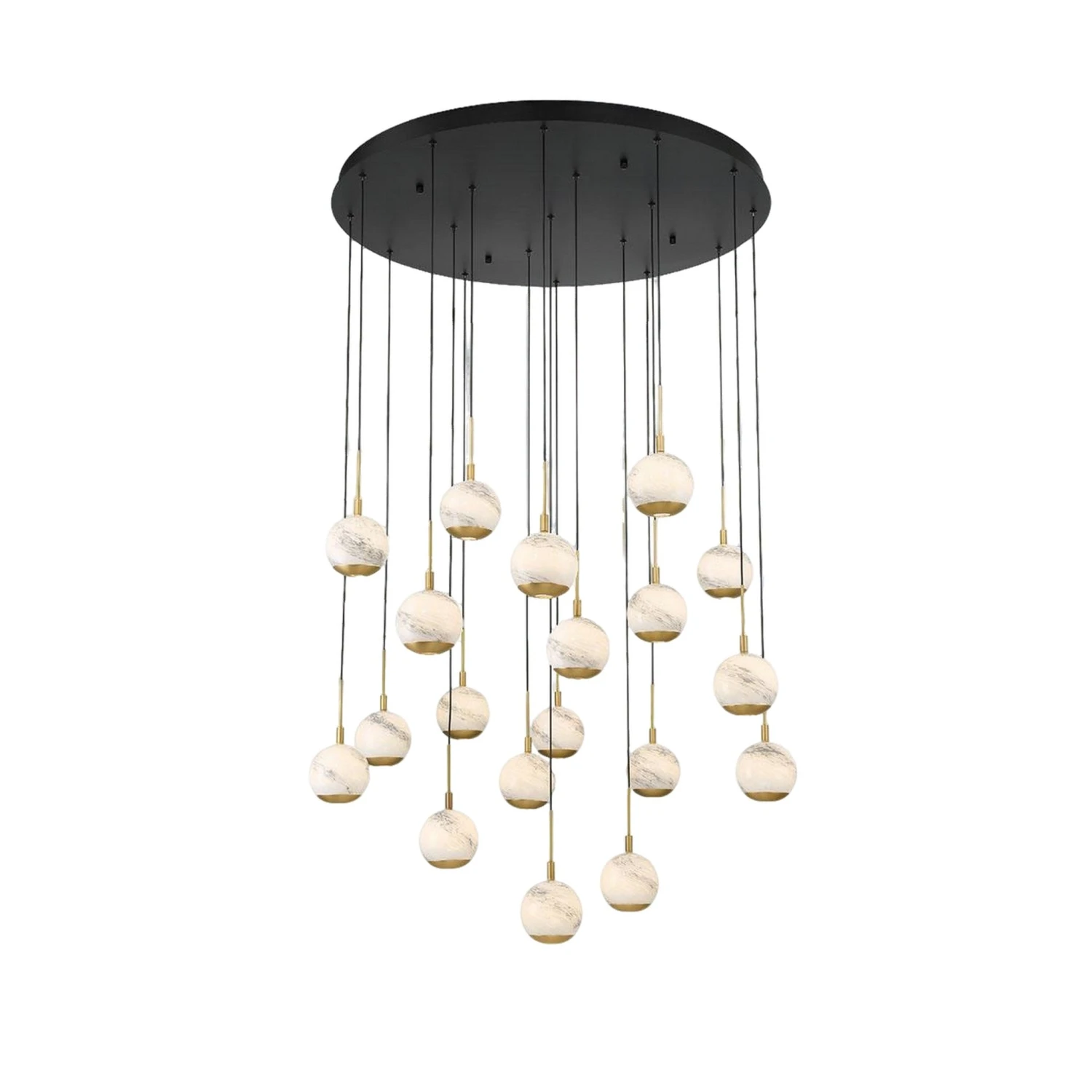 BAVENO ROUND LED CHANDELIER (MULTIPLE SIZES) 5 BAVENO ROUND LED CHANDELIER (MULTIPLE SIZES) - Image 5