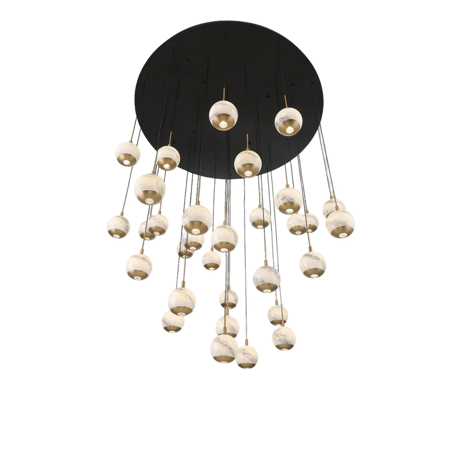 BAVENO ROUND LED CHANDELIER (MULTIPLE SIZES) 9 BAVENO ROUND LED CHANDELIER (MULTIPLE SIZES) - Image 9