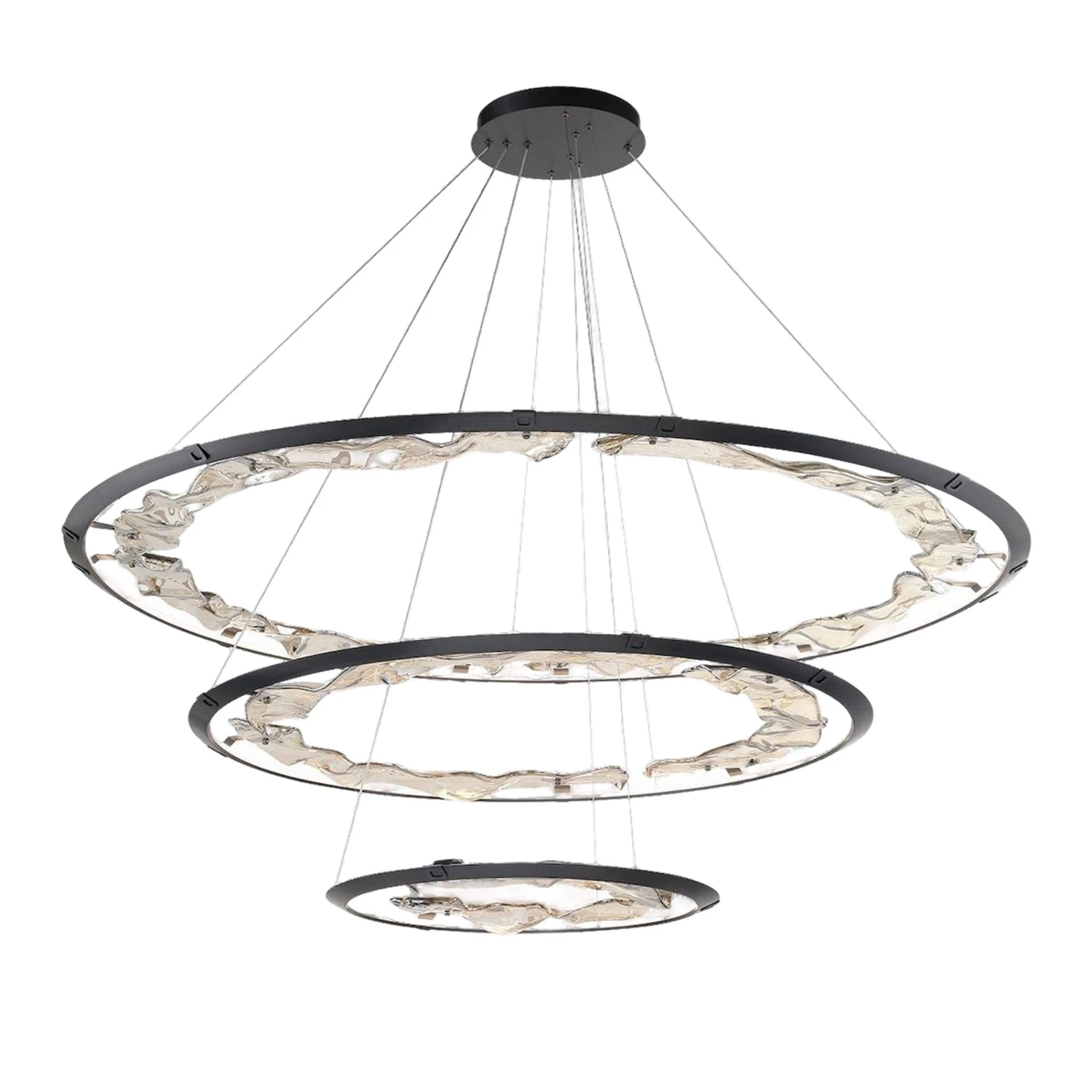 NETTUNO TIERED LED CHANDELIER (MULTIPLE TIERS) 2 NETTUNO TIERED LED CHANDELIER (MULTIPLE TIERS) - Image 2