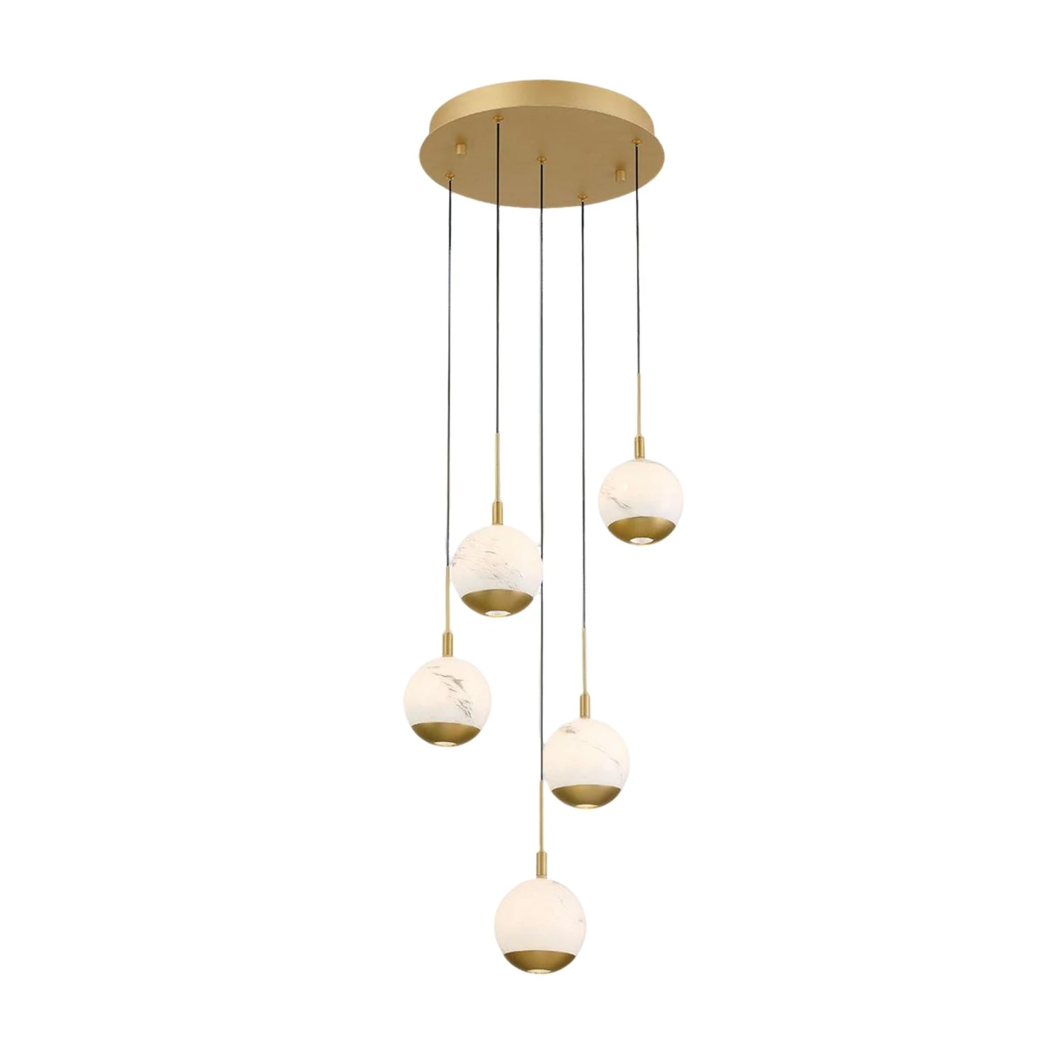 BAVENO ROUND LED CHANDELIER (MULTIPLE SIZES) 2 BAVENO ROUND LED CHANDELIER (MULTIPLE SIZES) - Image 2