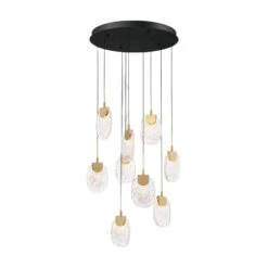 CASTELO ROUND LED CHANDELIER (MULTIPLE SIZES) 12 CASTELO ROUND LED CHANDELIER (MULTIPLE SIZES) -Robinson Sale Store 12289 02