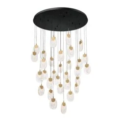CASTELO ROUND LED CHANDELIER (MULTIPLE SIZES) 16 CASTELO ROUND LED CHANDELIER (MULTIPLE SIZES) -Robinson Sale Store 12291 02