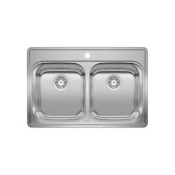 Blanco ESSENTIAL DOUBLE BOWL KITCHEN SINK