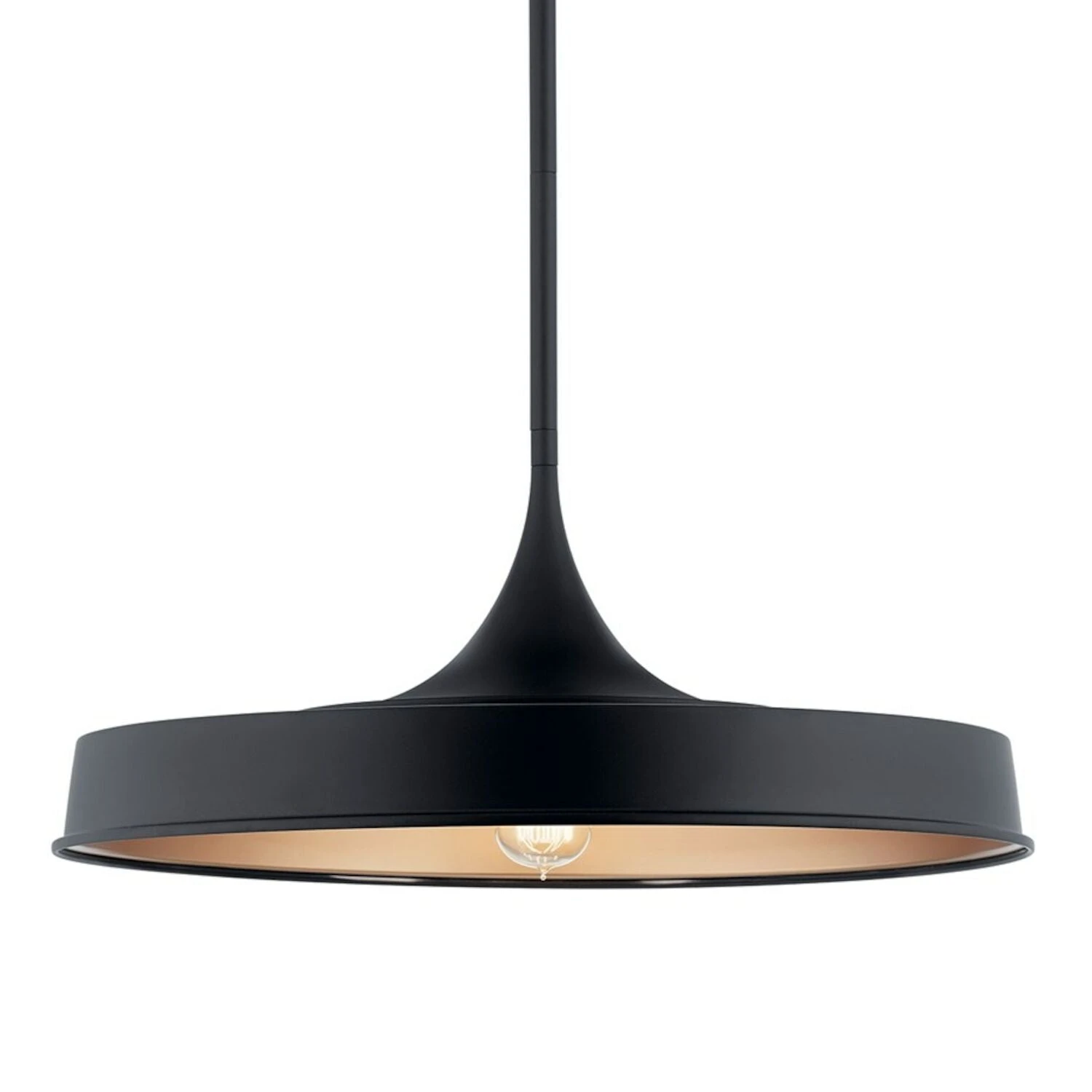 ELIAS CONVERTIBLE LED SEMI FLUSH/ PENDANT LIGHT (SHALLOW SHADE) 3 ELIAS CONVERTIBLE LED SEMI FLUSH/ PENDANT LIGHT (SHALLOW SHADE) - Image 3