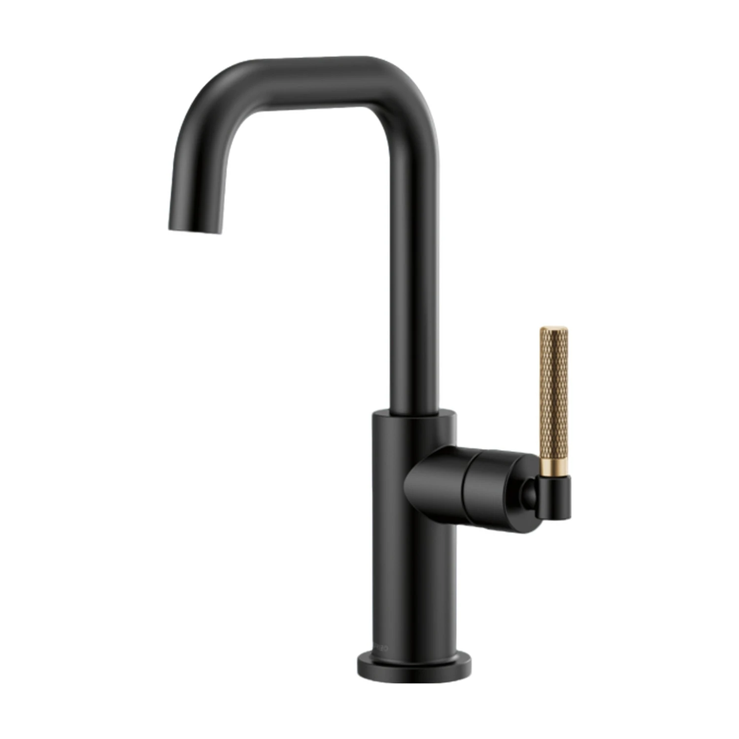LITZE® BAR FAUCET WITH SQUARE SPOUT AND KNURLED HANDLE 1 LITZE® BAR FAUCET WITH SQUARE SPOUT AND KNURLED HANDLE