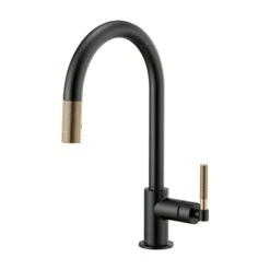 LITZE® PULL-DOWN FAUCET WITH ARC SPOUT AND KNURLED HANDLE