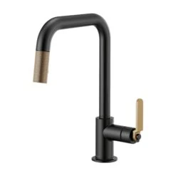 LITZE® PULL-DOWN FAUCET WITH SQUARE SPOUT AND INDUSTRIAL HANDLE