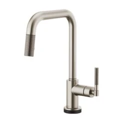 LITZE® SMARTTOUCH® PULL-DOWN FAUCET WITH SQUARE SPOUT AND KNURLED HANDLE 9 LITZE® SMARTTOUCH® PULL-DOWN FAUCET WITH SQUARE SPOUT AND KNURLED HANDLE -Robinson Sale Store 64053LF SS B1