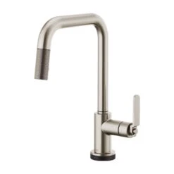 LITZE® SMARTTOUCH® PULL-DOWN FAUCET WITH SQUARE SPOUT AND INDUSTRIAL HANDLE 9 LITZE® SMARTTOUCH® PULL-DOWN FAUCET WITH SQUARE SPOUT AND INDUSTRIAL HANDLE -Robinson Sale Store 64054LF SS B1
