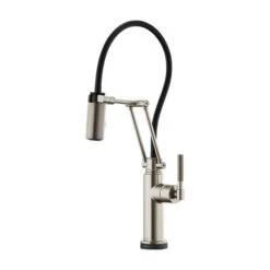 LITZE® SMARTTOUCH® ARTICULATING FAUCET WITH KNURLED HANDLE 9 LITZE® SMARTTOUCH® ARTICULATING FAUCET WITH KNURLED HANDLE -Robinson Sale Store 64243LF SS B1