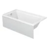 Duravit ARCHITEC RECTANGLE ACRYLIC BATHTUB WITH 19.25 INCH PANEL HEIGHT