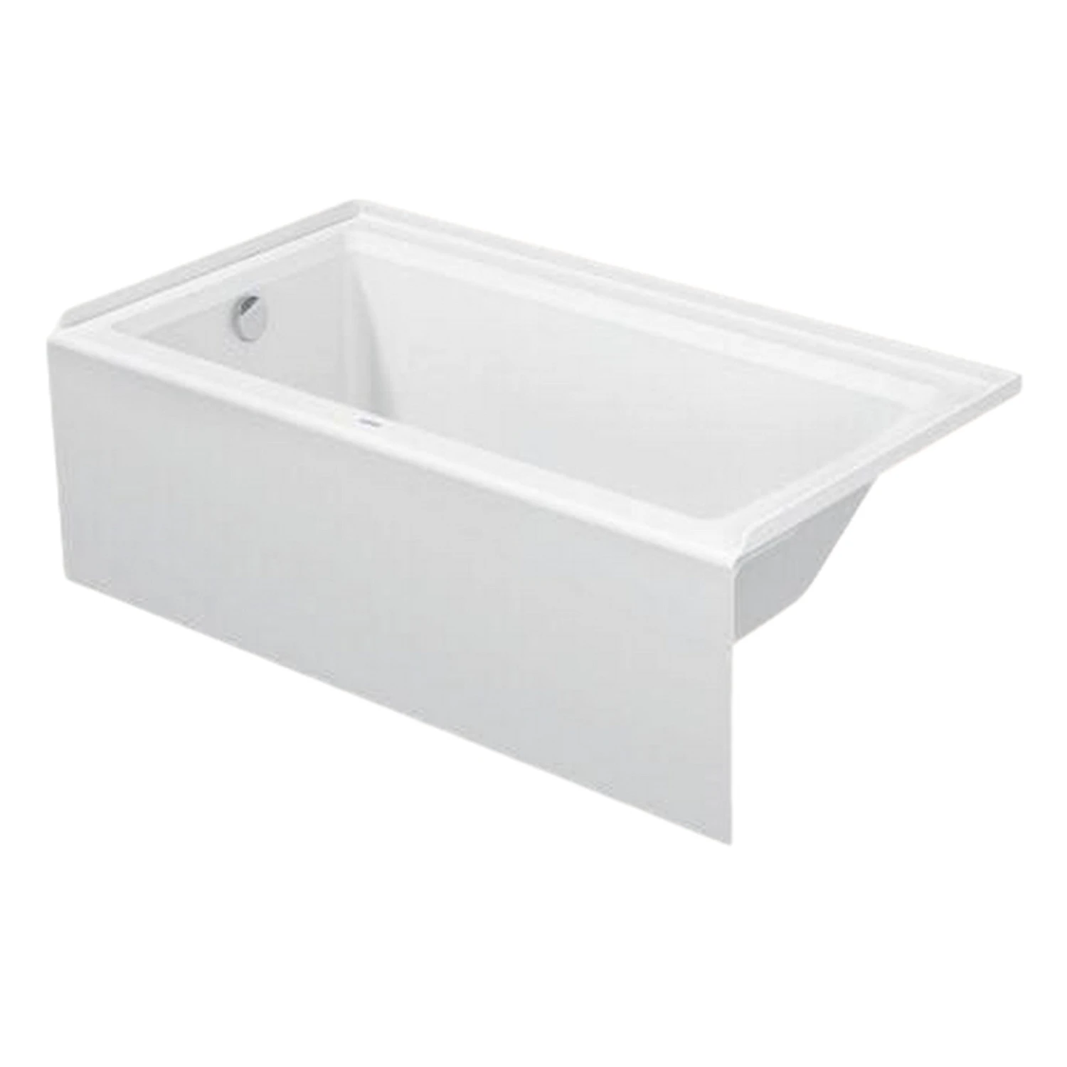 Duravit ARCHITEC RECTANGLE ACRYLIC BATHTUB WITH 19.25 INCH PANEL HEIGHT 1 Duravit ARCHITEC RECTANGLE ACRYLIC BATHTUB WITH 19.25 INCH PANEL HEIGHT