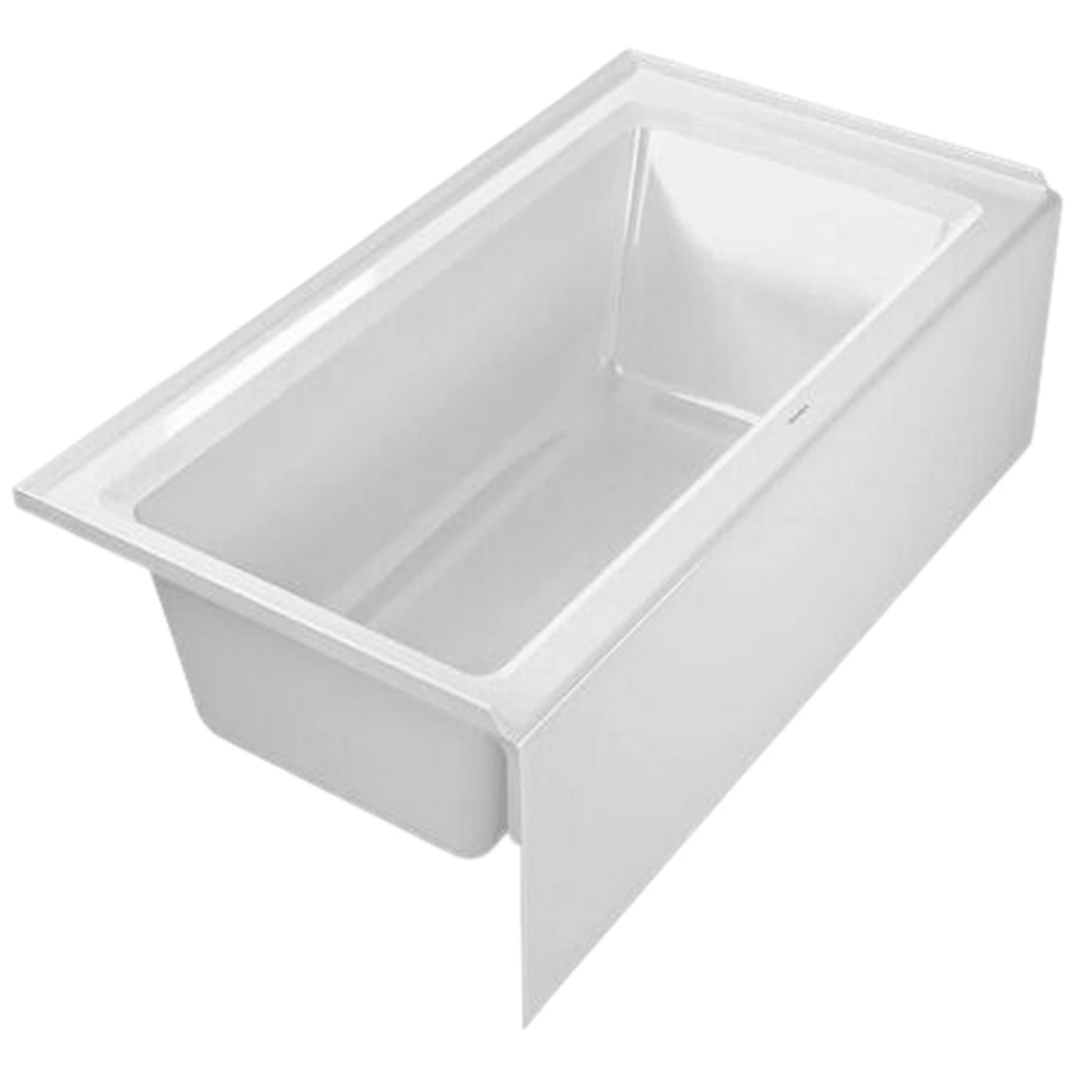 Duravit ARCHITEC RECTANGLE ACRYLIC BATHTUB WITH 19.25 INCH PANEL HEIGHT 2 Duravit ARCHITEC RECTANGLE ACRYLIC BATHTUB WITH 19.25 INCH PANEL HEIGHT - Image 2