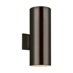 OUTDOOR CYLINDERS 2-LIGHT LED WALL LANTERN (MULTIPLE SIZES)