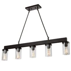 MENLO PARK 5-LIGHT LINEAR SUSPENSION