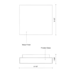 MICA ALL-TERIOR WALL LIGHT (MULTIPLE SIZES) 19 MICA ALL-TERIOR WALL LIGHT (MULTIPLE SIZES) -Robinson Sale Store AT6606 BK UNV Drawing