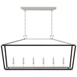 DARLANA 54-INCH LARGE 6 LIGHT LINEAR LANTERN