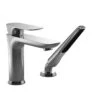 SENS B45 2-PIECE DECK MOUNT TUB FILLER WITH HAND SHOWER