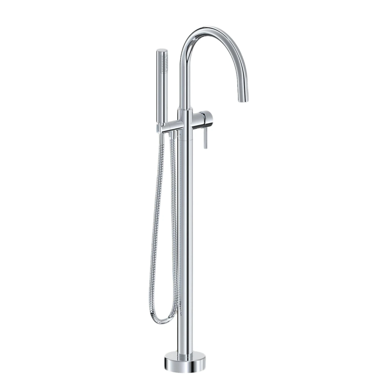 ZIP B66 FLOOR-MOUNTED TUB FILLER WITH HAND SHOWER 2 ZIP B66 FLOOR-MOUNTED TUB FILLER WITH HAND SHOWER - Image 2