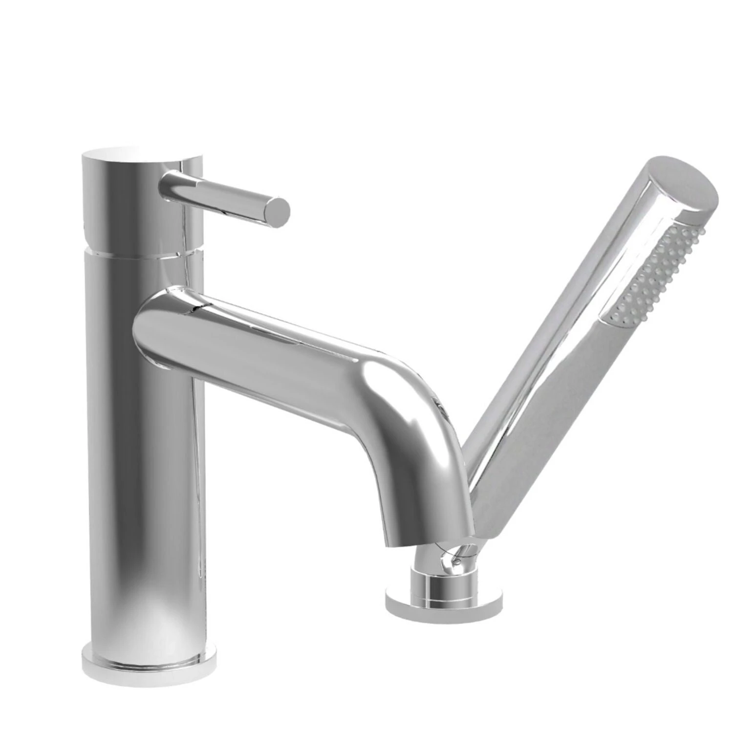 ZIP COLLECTION B66 2-PIECE DECK MOUNT TUB FILLER WITH HAND SHOWER 2 ZIP COLLECTION B66 2-PIECE DECK MOUNT TUB FILLER WITH HAND SHOWER - Image 2