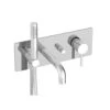 ZIP B66 WALL MOUNTED TUB FAUCET WITH HAND SHOWER