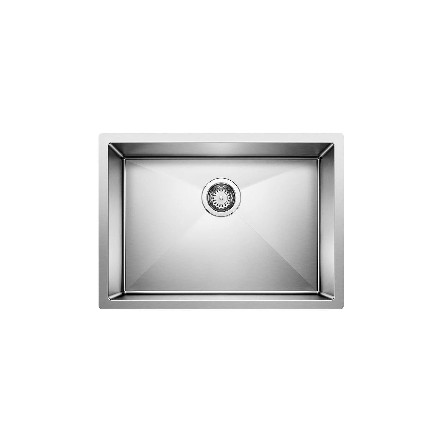 Blanco RADIUS 10MM UNDERMOUNT LARGE STEELART SINK 1 Blanco RADIUS 10MM UNDERMOUNT LARGE STEELART SINK