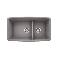 Blanco PERFORMA U 1.75 LOW DIVIDE SILGRANIT SINK 11 Blanco PERFORMA U 1.75 LOW DIVIDE SILGRANIT SINK -Robinson Sale Store Blanco401710 blanco401710 metallicgray