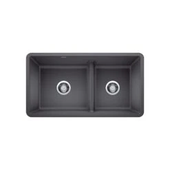 Blanco PRECIS U 1.75 LOW DIVIDE SILGRANIT SINK 13 Blanco PRECIS U 1.75 LOW DIVIDE SILGRANIT SINK -Robinson Sale Store Blanco402067 blanco402067 cinder