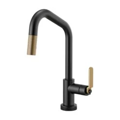 LITZE® SMARTTOUCH® PULL-DOWN FAUCET WITH ANGLED SPOUT AND INDUSTRIAL HANDLE