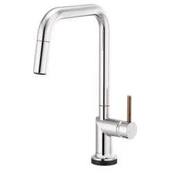ODIN® SMART TOUCH PULL-DOWN FAUCET WITH SQUARE SPOUT - LESS HANDLE -Robinson Sale Store Brizo64065LF PCLHP