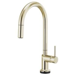 ODIN® SMARTTOUCH® PULL-DOWN FAUCET WITH ARC SPOUT - LESS HANDLE -Robinson Sale Store Brizo64075LF PNLHP