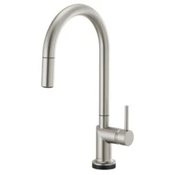 ODIN® SMARTTOUCH® PULL-DOWN FAUCET WITH ARC SPOUT - LESS HANDLE -Robinson Sale Store Brizo64075LF SSLHP