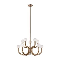 JOELLE LED CHANDELIER (MULTIPLE SIZES) -Robinson Sale Store C34210AGOP Canopy