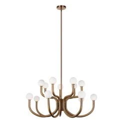 JOELLE LED CHANDELIER (MULTIPLE SIZES) -Robinson Sale Store C34214AGOP Canopy