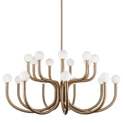 JOELLE LED CHANDELIER (MULTIPLE SIZES) -Robinson Sale Store C34218AGOP