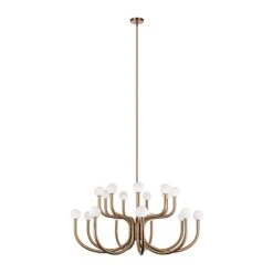 JOELLE LED CHANDELIER (MULTIPLE SIZES) -Robinson Sale Store C34218AGOP Canopy