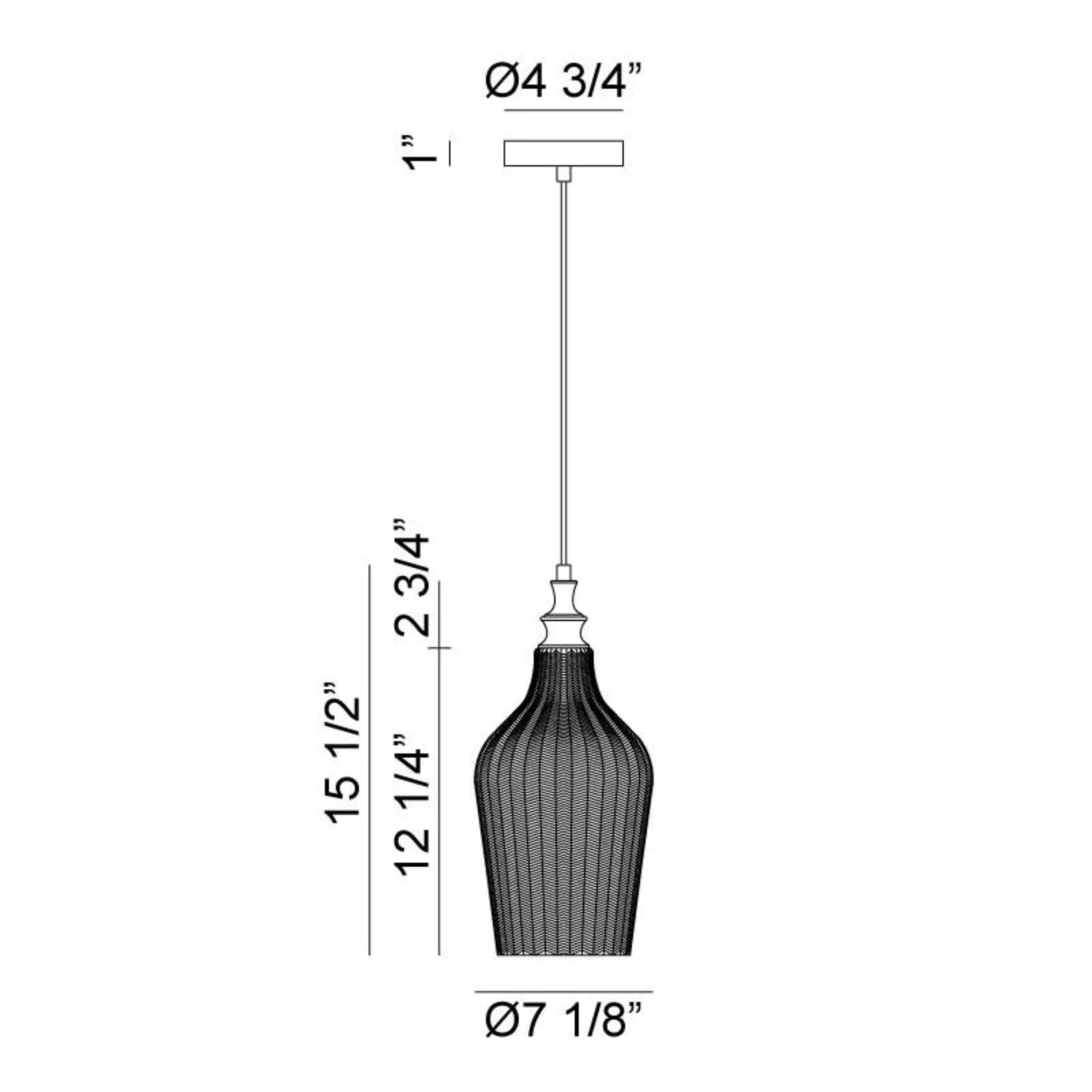 RENITY 1-LIGHT BELL PENDANT 5 RENITY 1-LIGHT BELL PENDANT - Image 5