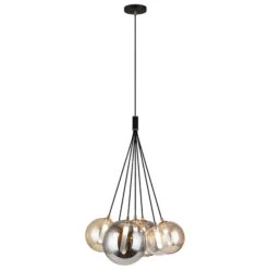 MAGMA LED CHANDELIER (MULTIPLE SIZES) 10 MAGMA LED CHANDELIER (MULTIPLE SIZES) -Robinson Sale Store C81007BK Canopy
