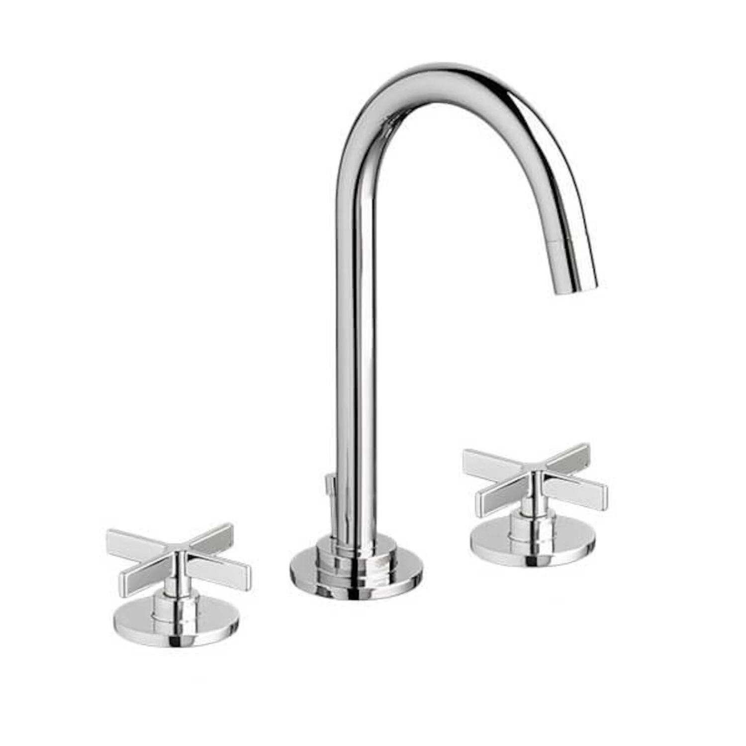 PERCY WIDESPREAD BATHROOM FAUCET WITH CROSS HANDLES 1 PERCY WIDESPREAD BATHROOM FAUCET WITH CROSS HANDLES