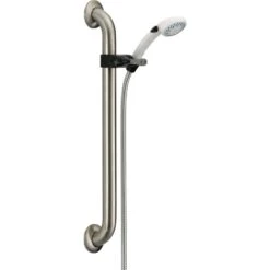 DELTA ADJUSTABLE SLIDE BAR / GRAB BAR 2-SETTING HAND SHOWER