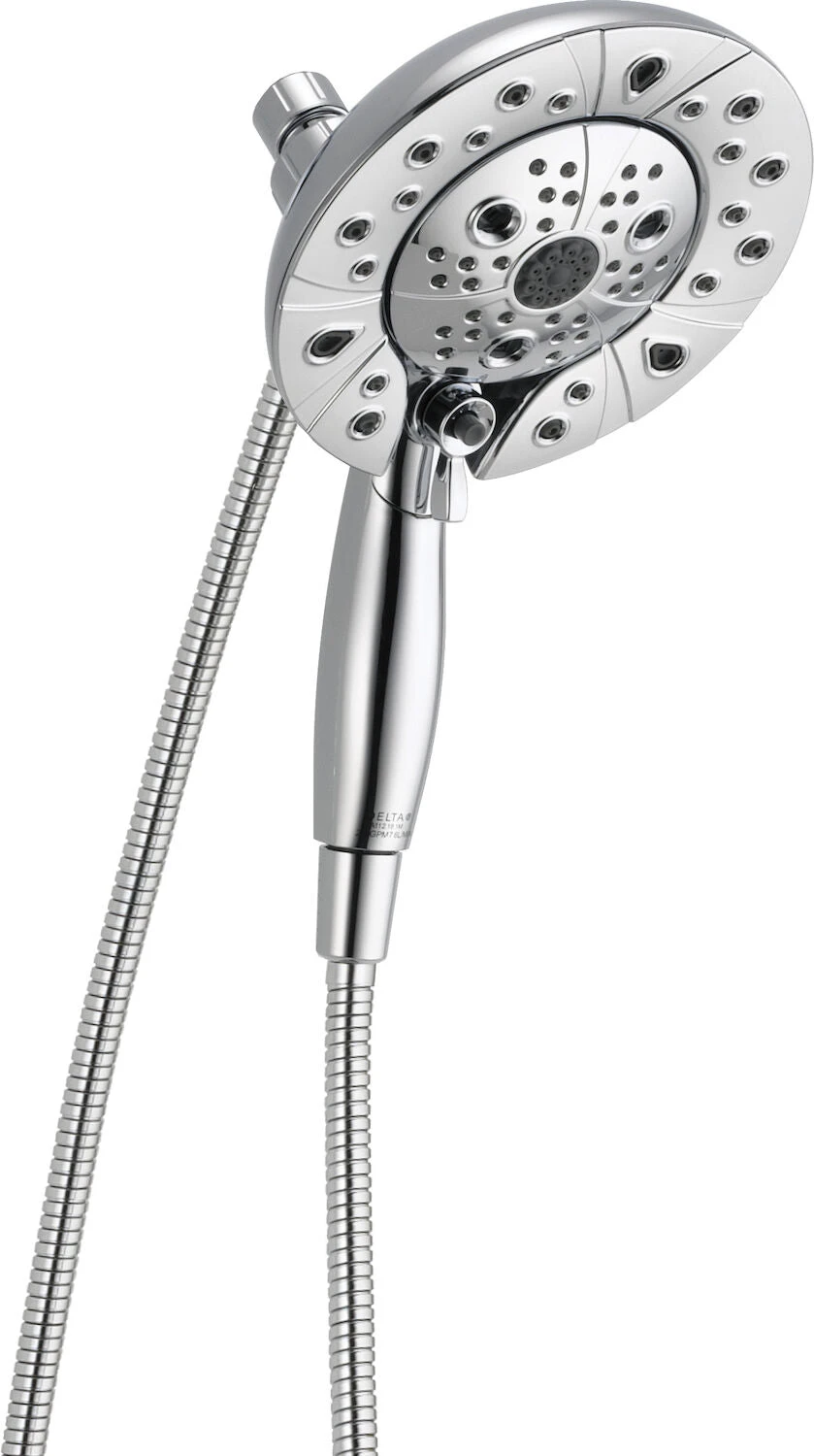Delta H2OKINETIC IN2ITION 5-SETTING TWO-IN-ONE SHOWERHEAD 1 Delta H2OKINETIC IN2ITION 5-SETTING TWO-IN-ONE SHOWERHEAD