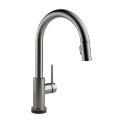 Delta TRINSIC® SINGLE HANDLE PULL-DOWN KITCHEN FAUCET FEATURING TOUCH2O(R) TECHNOLOGY -Robinson Sale Store Delta9159T KS DST B1