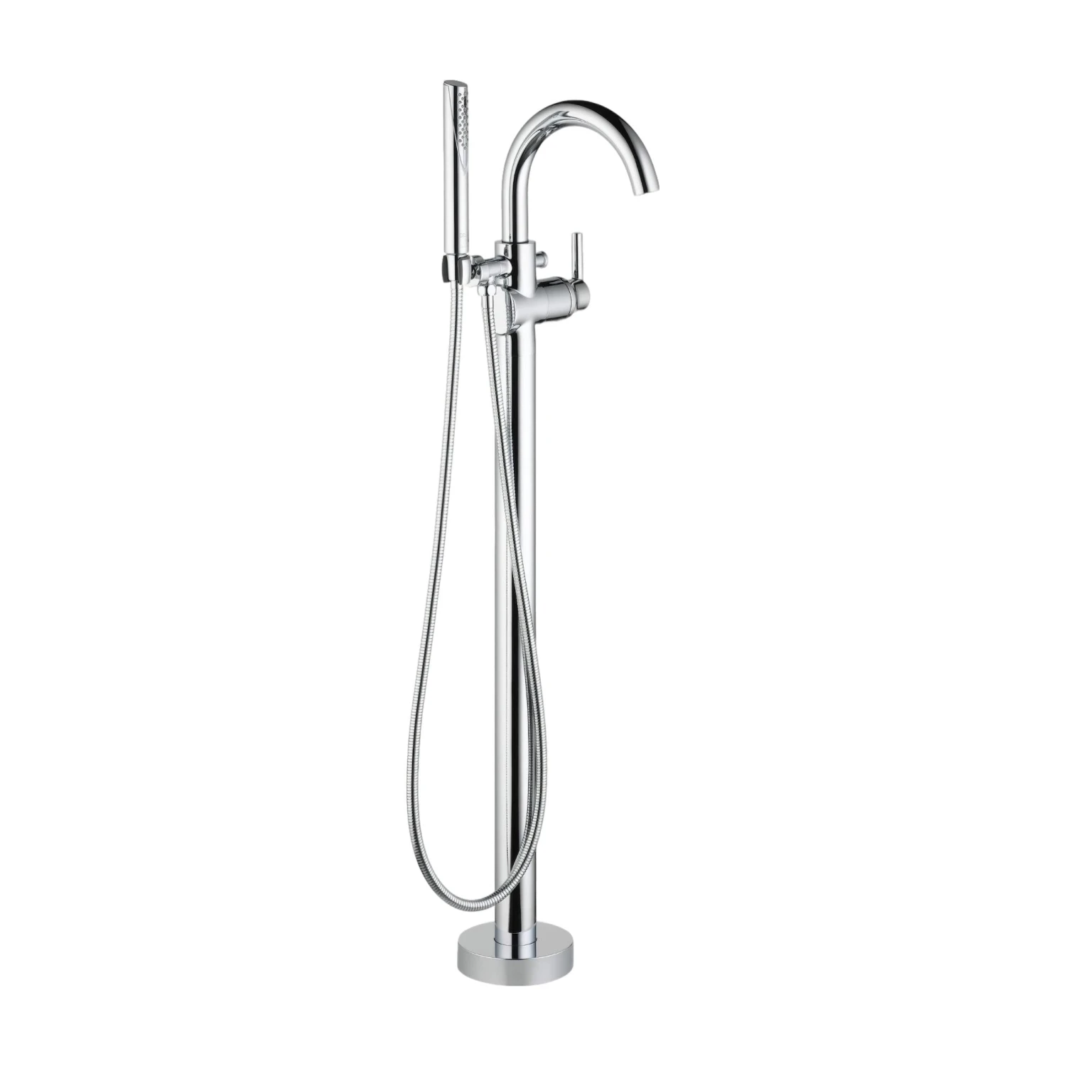 Delta TRINSIC® CONTEMPORARY FLOOR MOUNT TUB FILLER TRIM 2 Delta TRINSIC® CONTEMPORARY FLOOR MOUNT TUB FILLER TRIM - Image 2