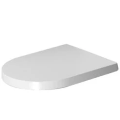 Duravit ME BY STARCK TOILET SEAT AND COVER, HINGES STAINLESS STEEL, WITHOUT SLOW CLOSE