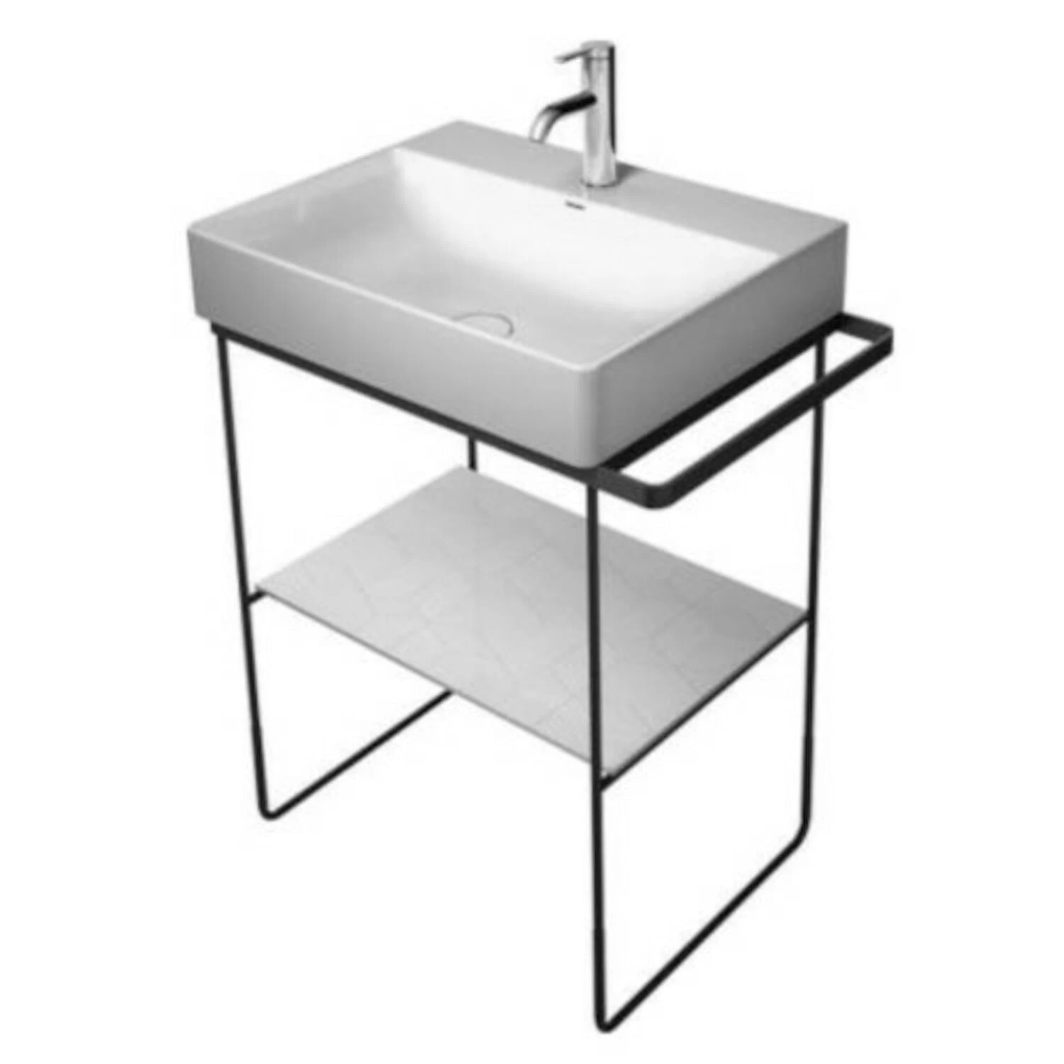 Duravit DURASQUARE STANDING METAL CONSOLE 1 Duravit DURASQUARE STANDING METAL CONSOLE