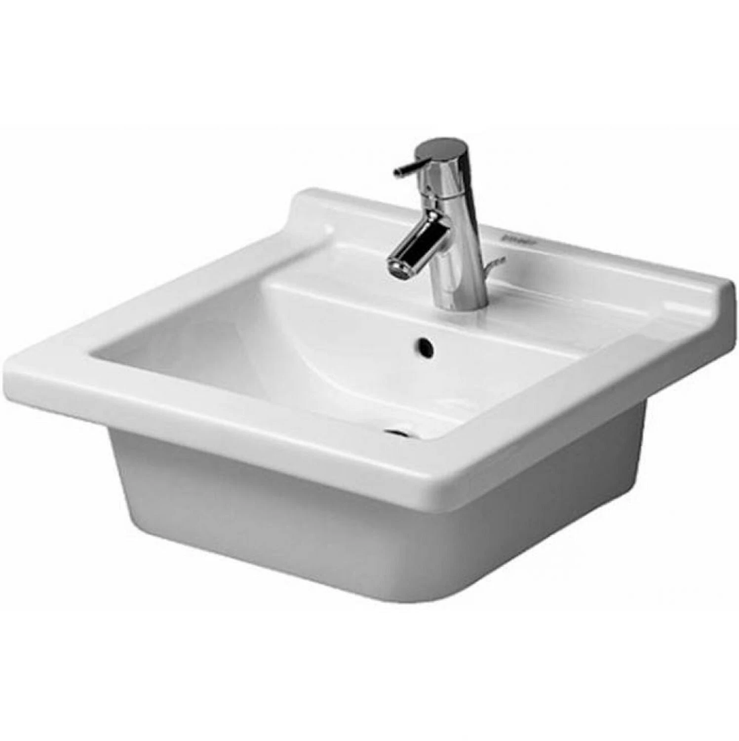 Duravit STARCK 3 18 7/8-INCH FURNITURE WASHBASIN 1 Duravit STARCK 3 18 7/8-INCH FURNITURE WASHBASIN