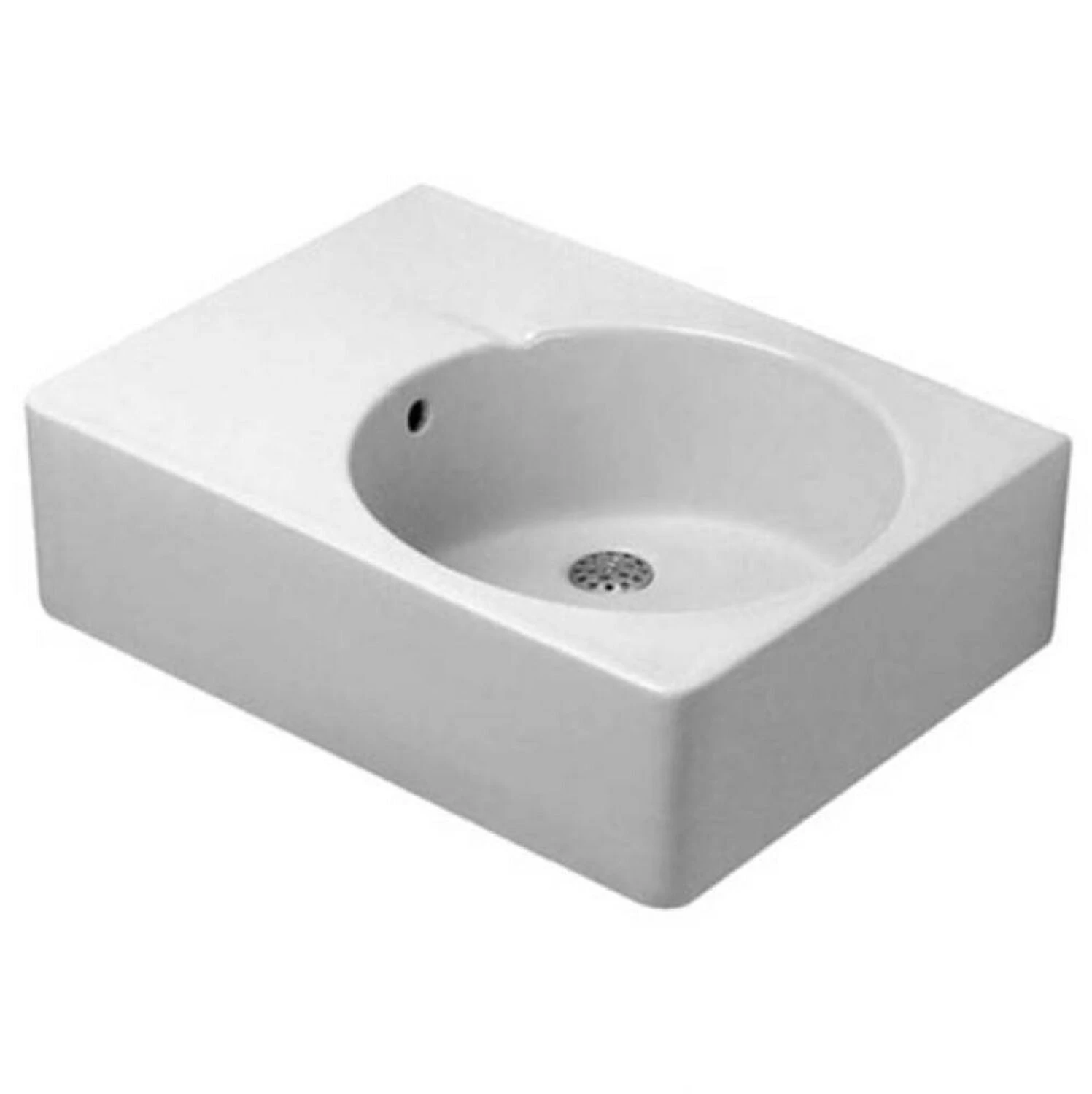 Duravit SCOLA 24 1/4 WASHBASIN RIGHT 1 Duravit SCOLA 24 1/4 WASHBASIN RIGHT