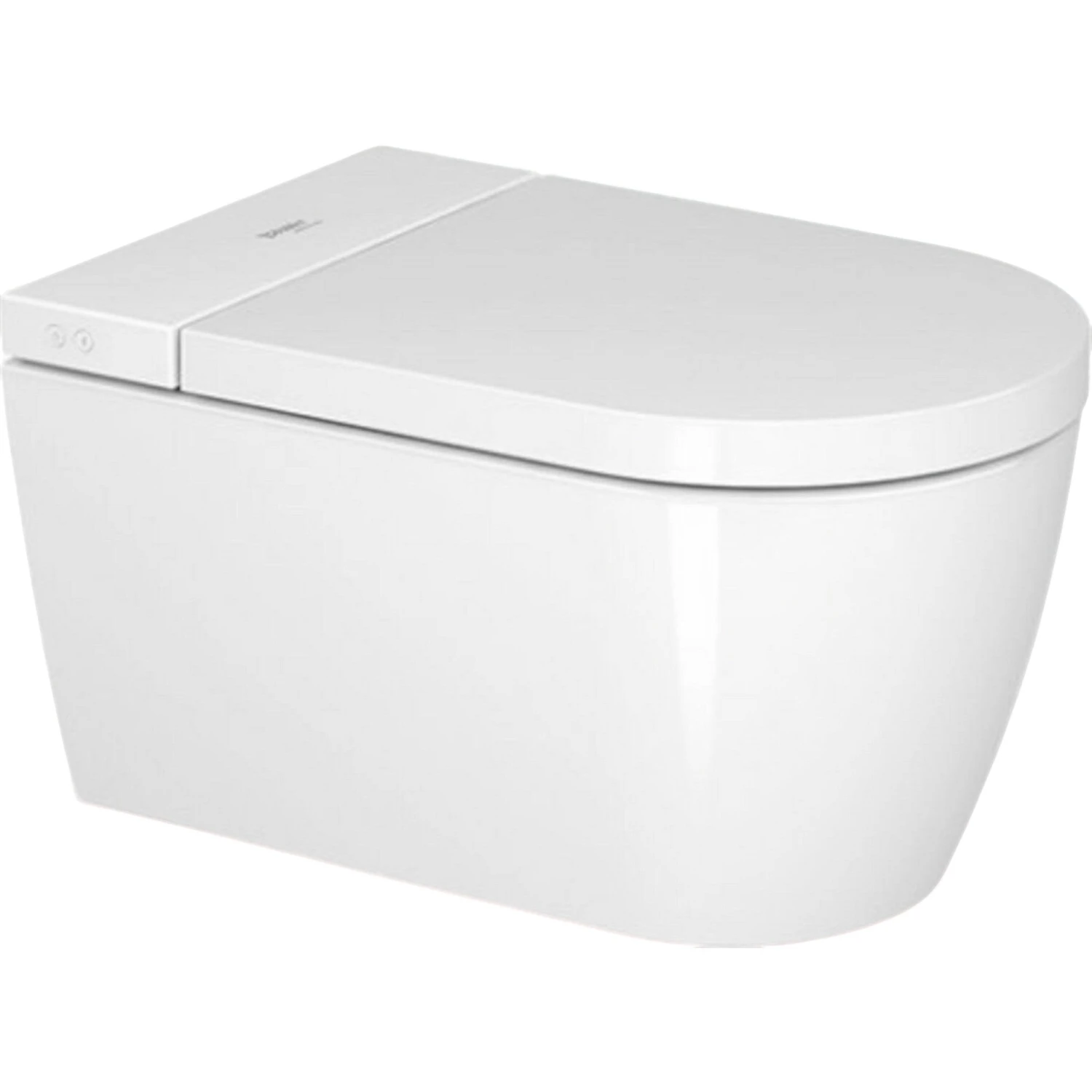 Duravit ME BY STARCK WALL-MOUNTED RIMLESS TOILET FOR SENSOWASH 1 Duravit ME BY STARCK WALL-MOUNTED RIMLESS TOILET FOR SENSOWASH