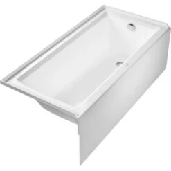 Duravit ARCHITEC ACRYLIC BATHTUB WITH 19.25 INCH PANEL HEIGHT AND RIGHT DRAIN