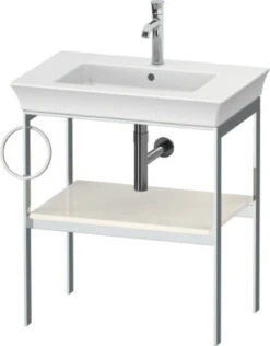 Duravit WHITE TULIP RIGHT HAND FLOORSTANDING METAL CONSOLE